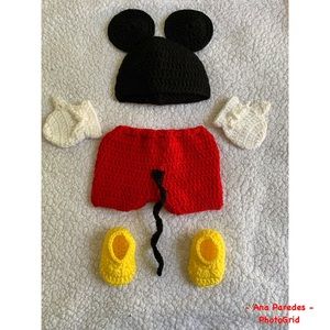 Mickey Mouse newborn outfit